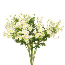 Article Camomille artificielle blanche, 58 cm, 4 pièces