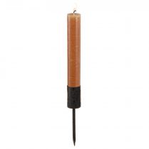 Article Bougeoirs pour bougies bâtons épais métal noir Ø28mm 4pcs