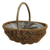 Article Panier de pommes de terre 32/27,5/23,5cm avec papier d&#39;aluminium naturel 3 pièces