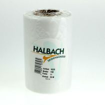 Article Ruban blanc pour couronne, 150 mm, 25 m