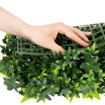 Article Tapis de Lierre Artificiel 60x60 cm Vert en Plastique pour Décoration Murale
