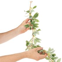 Article Guirlande artificielle feuilles panachées en plastique 175 cm
