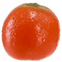 Article Mandarines artificielles décoratives en filet, aspect trompeusement réaliste, Ø5 cm, lot de 12, idéales pour la décoration intérieure et les vitrines.