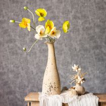 Article Coquelicot artificiel décoratif pour salons et bureaux, 95 cm