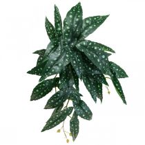 Bégonia Artificiel Plante Artificielle Vert, Vert Foncé 42×28cm