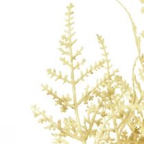 Article Fougère artificielle comme blanchie L34cm 12 pcs 2 bouquet