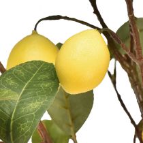 Article Citronnier artificiel en pot jaune 90cm