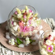 Article Vase boule vase à fleurs en verre rond décoration verre H11cm Ø15cm
