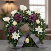 Article Kalla artificielle blanche avec pistil jaune 35 cm Lot de 10