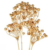 Article Plantes artificielles lin artificiel doré décoration de l&#39;Avent 54cm 4 pcs