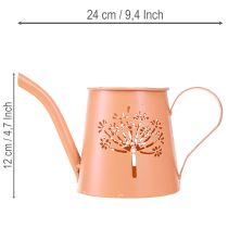 Article Arrosoirs décoratifs en métal, motif pissenlit orange, porte-bougies chauffe-plat, 12 cm, lot de 2