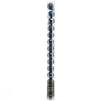 Article Mini boules de Noël mélange incassable bleu Ø3cm 14 pcs