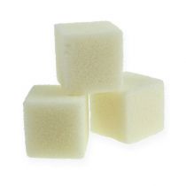 Mousse humide mini-cube crème 300p