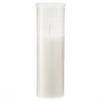 Article Recharge bougies pour lampes funéraires blanc 84h H17cm 5 pcs