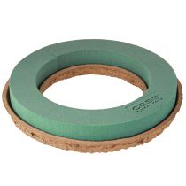 Article Couronne florale en mousse verte OASIS® Biolit® 32 cm, 2 pièces