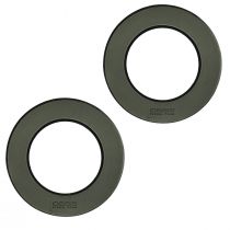 Article Anneau de couronne de mousse florale noir Ø30cm 2 pcs