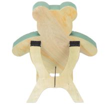 Article Figurine d'ours en mousse florale avec support, 48,5 cm x 42 cm, H 5 cm, 1 pièce