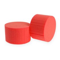 Mousse à piquer cylindree diam. 8cm rouge 6 piècess