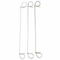Article Fil de reliure à œillets argent galvanisé 1mm x 120mm 100 pièces