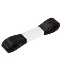 Article Ruban décoratif cadeau ruban noir lisière 15mm 3m 10 pcs