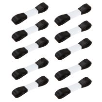 Article Ruban décoratif cadeau ruban noir lisière 15mm 3m 10 pcs