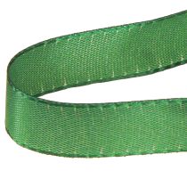 Article Ruban décoratif vert lisière cadeau vert foncé 15 mm 3 m x 10 pièces