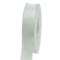 Ruban organza ruban cadeau ruban blanc lisière 25mm 50m