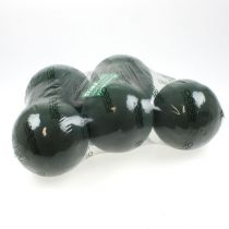 Article Boule en mousse florale petite verte Ø12cm 5 pcs