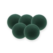 Boule en mousse florale mini vert foncé Ø9cm 10p