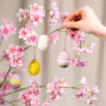 Article Décorations d'œufs de Pâques, idéales pour décorer le sapin et les branches, 6 cm, lot de 12.