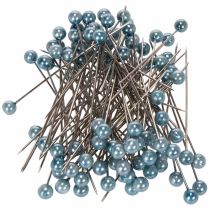 Article Épingles à tête perle turquoise Ø6mm 65mm 100 pièces