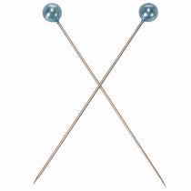Article Épingles à tête perle turquoise Ø6mm 65mm 100 pièces