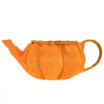 Article Cache-pot décoration citrouille orange jaune-vert Ø19cm H12cm