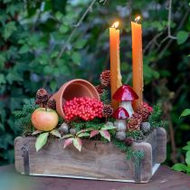 Article Jardinière en bois forme brique bois upcycling 32×15×10cm