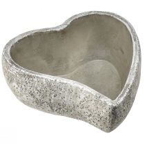 Article Bol à plantes coeur plante coeur bol funéraire décoration de table 20 × 21,5 × 8,5 cm