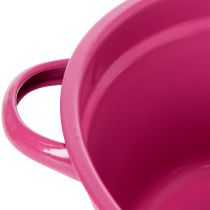 Article Lot de 3 coupes en métal colorées avec anses - Décoration de printemps 25 cm