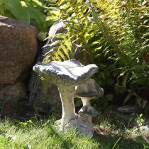 Article Décoration champignon Pierre moulée grise 21,5×18×22cm