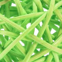 Article Boules de rotin décoration de table rotin vert jaune orange assorti Ø5cm 24 pièces