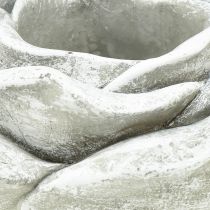 Article Décoration tombeau rose bougeoir décoration de table gris blanc Ø14cm H7cm