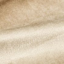 Article Chemin de table en velours beige, 28×270cm - Chemin de table élégant en tissu décoratif pour une décoration festive
