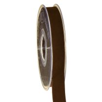 Article Ruban décoratif en velours marron 15 mm 7 m