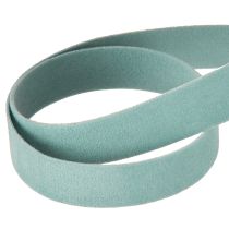 Article Ruban de velours bleu clair, ruban décoratif, ruban cadeau bleu 15 mm, 7 m