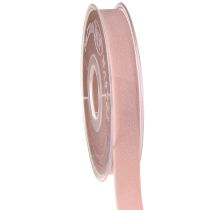 Article Ruban de velours rose pour bijoux, ruban cadeau, 15 mm, 7 m
