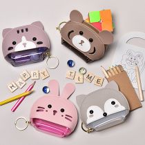 Article Porte-clés portefeuille pour enfant 11 cm 4 pièces