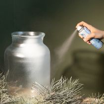 Article Spray argenté décoratif 150 ml pour fenêtres et déco hivernale