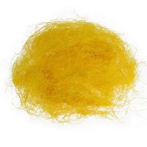 Décoration printanière, jaune sisal, laine de sisal 300g