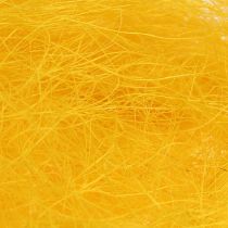 Décoration printanière, jaune sisal, laine de sisal 300g