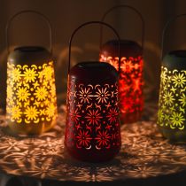 Article Lanterne solaire LED décorative d'extérieur résistante aux intempéries pour terrasse et balcon, 26 cm