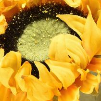 Article Tournesols artificiels, décoration tournesol, Drylook, L60cm, 3 pièces