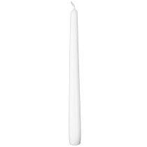 Article Bougies coniques 250/23 bougies blanches 12 pièces